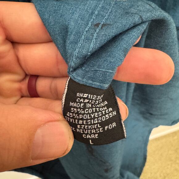 Ezekiel Hawaiian Button up Short Sleeve shirt US Men's L - Picture 4 of 6